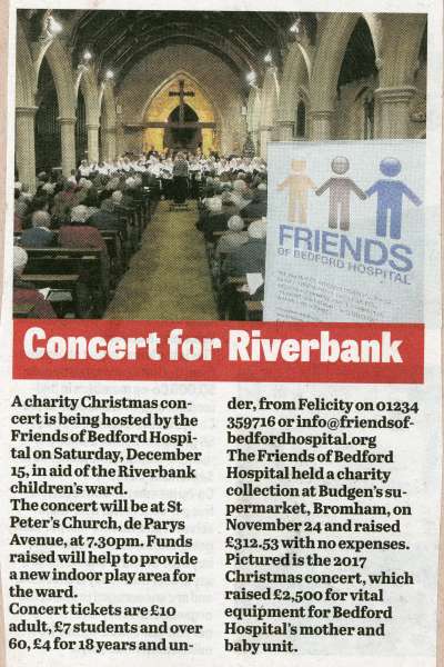 Choir Charity Concert for Riverbank